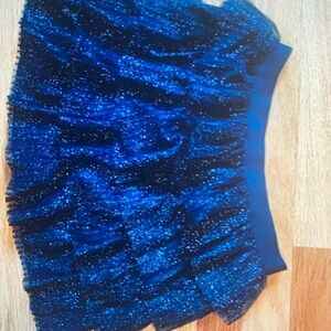 Cat & jack black Glitter frilly skirt size M
